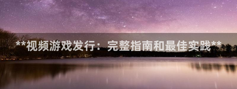 陕西蓝狮子文化创意有限公司有什么游戏：**视频游戏发行：完整指南和最佳实践**