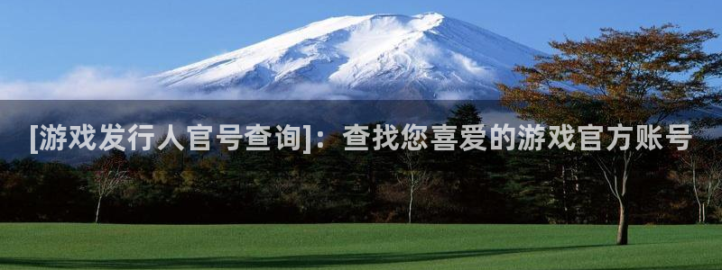 蓝狮在线主营业务：[游戏发行人官号查询]：查找您喜爱的游戏官方账号